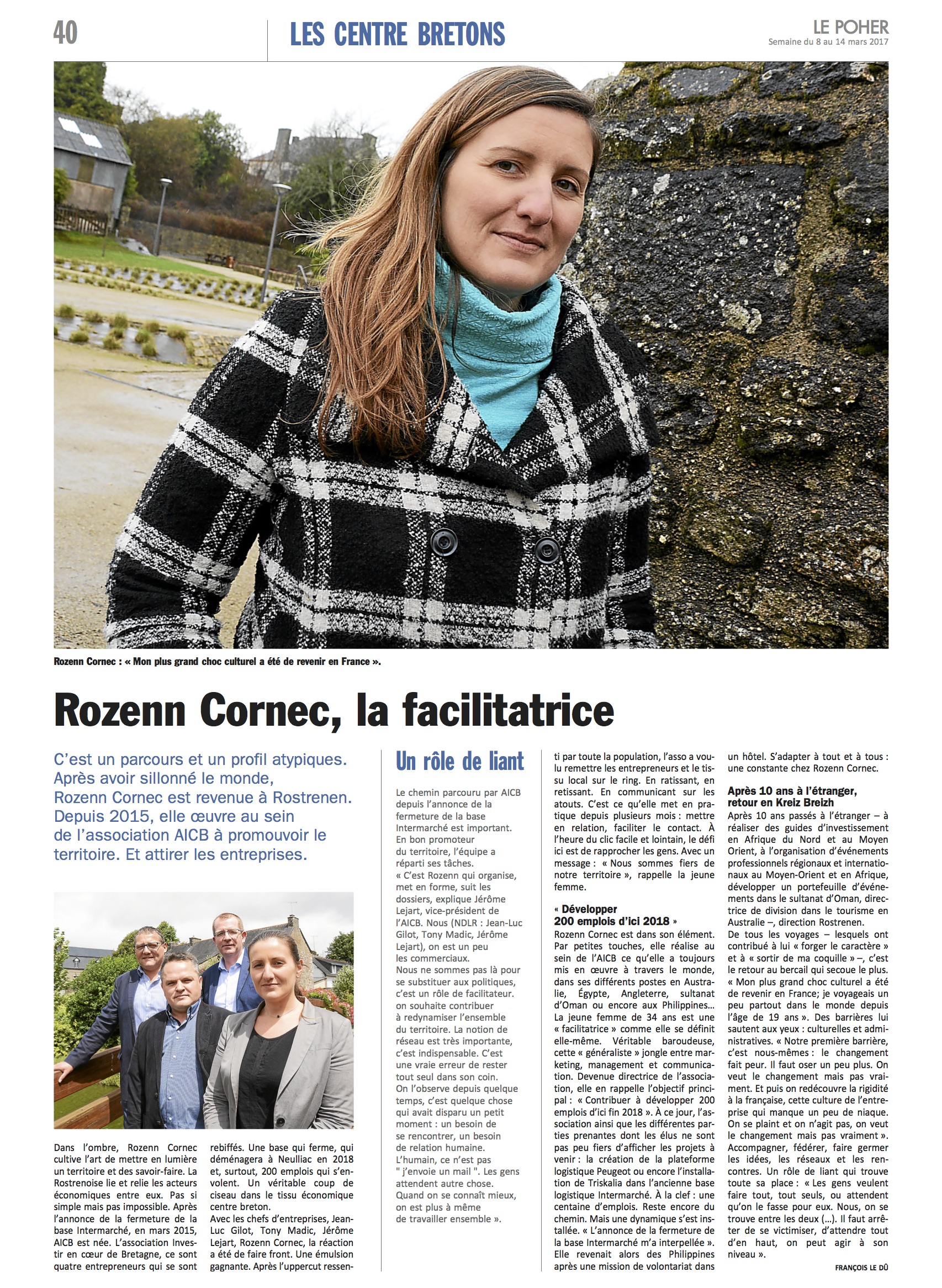 Communiqué de presse - Rozenn Cornec, la facilitatrice - Le Poher
